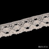 Cotton Crochet Lace Trim Ribbon – Delicate Floral Edge for Garment & Home Décor Projects