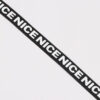 Custom Logo Polyester Webbing Tape – Printed English Letter Edge Trim & Back Neck Binding for Clothing, Bags, DIY Crafts & Fashion Accessories