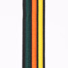 New Color-Mixed Striped Polyester Webbing – 3.2CM Decorative Side Tape for Pants, Garment Trims & Fashion Accessories