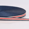 1.0cm Tricolor Polyester Webbing – 100D Dense Shuttleless Stripe Tape for Garment Neckline Binding & DIY Decoration