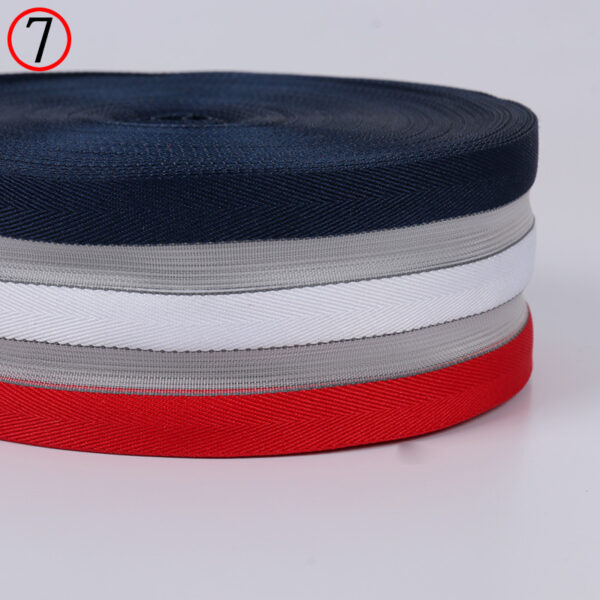 4.5cm Intercolor Polyester Herringbone Mesh Webbing – Semi-Transparent Fish Silk Tape for Garment & Bag Trim