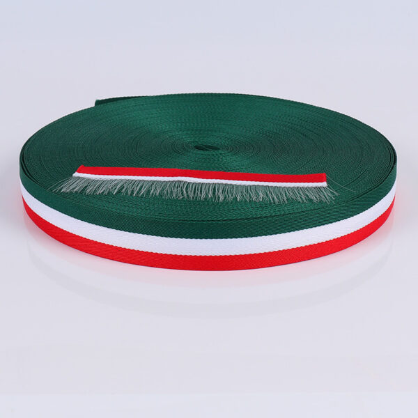 Multi-Spec Intercolor Herringbone Polyester Webbing – Fish Silk Trim Tape for Clothing, Bags, Shoes & DIY Decorative Edging