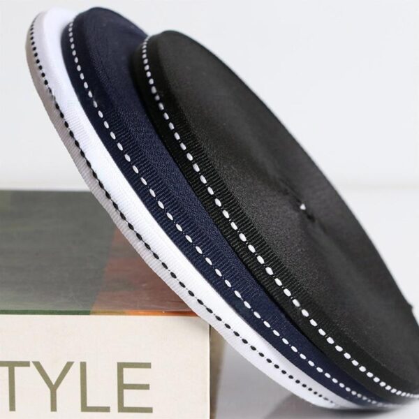 主图-02 In-Stock Black & White Plain Weave Dot Webbing – Polyester Side Stripe Tape for Apparel & Fashion Decoration