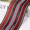 2.5cm Intercolor Polyester Webbing – Striped Grosgrain Tape for Shoes, Garments, Bags & DIY Crafts