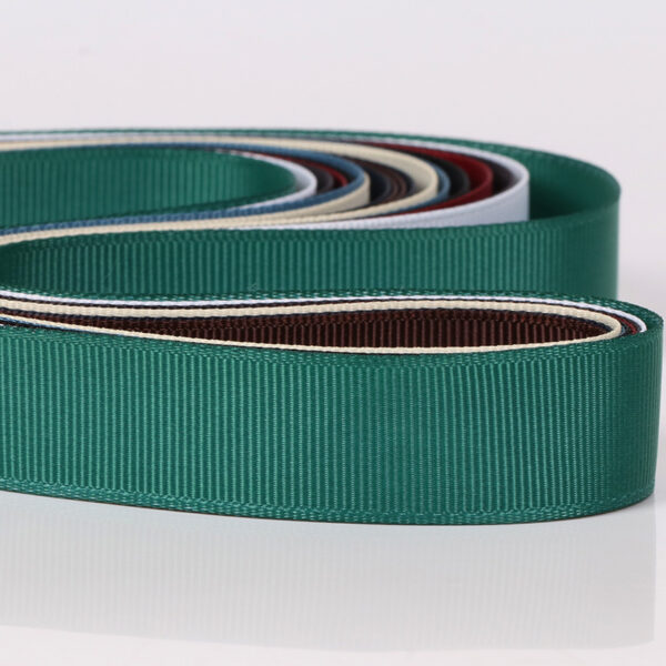 Custom Color Polyester Grosgrain Ribbon – Striped Ribbed Tape for Hair Bows, Garment Trim & DIY Accessories (Factory Stock Available)