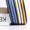 In-Stock 100D Dense Weave Mélange Stripe Polyester Tape – 3-Color Trim Webbing for Garment Necklines, Bags & DIY Projects