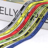 1cm E-SPORT Letter Jacquard Webbing – Stretch Polyester Flat Tape for Neckline Binding & Sportswear Trim