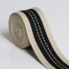 3cm Elastic Ribbed Jacquard Tape – Side Seam Decorative Knit Trim for Pants and Apparel