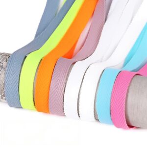 1.0cm Elastic Imitation Nylon Herringbone Webbing – Neckline Binding & Decorative Tape for T-Shirts and DIY
