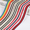 150D Polyester Intercolor Knitted Tape – Colorful Side Stripe & Neck Binding Trim for Garments