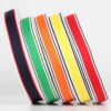 2.5cm Polyester Plain Ribbed Webbing Tape – Multicolor Decorative Trim for Clothing, Straps, Home Textiles & Apparel Accessories