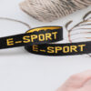 1cm E-SPORT Letter Jacquard Webbing – High-Density Polyester Trim Tape for Garment Decoration