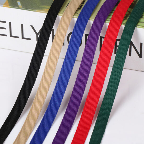 Wholesale Colorful Twill Stripe Polyester Webbing – Garment Side Tape & Binding Trim for Apparel Decoration