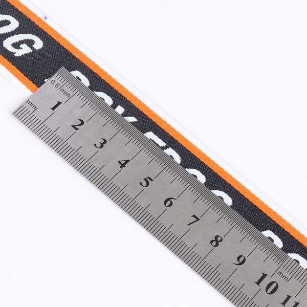 3cm Elastic Polyester Jacquard Logo Webbing – Custom Lettered Side Stripe Tape for Casual Pants