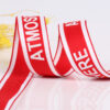 2.5cm Printed Polyester Webbing – ATMOSPHERE Letter Strap for Garment Accessories