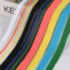 7cm Intercolor Breathable Knitted Tape with Fish Line Mesh – Side Trim for Casual Sports Pants