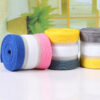 5cm Breathable Colorful Polyester Knit Tape with Mesh – Side Trim Webbing for Sportswear & Casual Pants