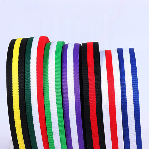 Multi-Spec Intercolor Herringbone Polyester Webbing – Fish Silk Trim Tape for Clothing, Bags, Shoes & DIY Decorative Edging