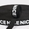 Plain Polyester Logo-Printed Tape – English Letter Binding for Necklines, Sides & DIY Fashion Projects