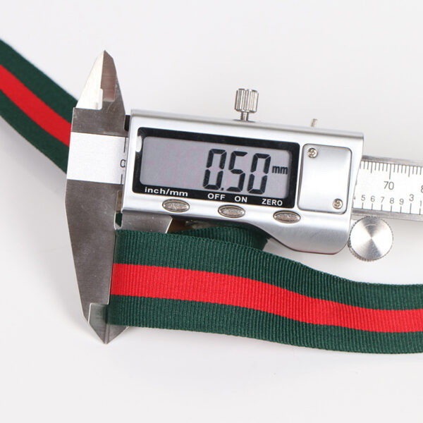 主图-04 Colorful 300D Polyester Woven Stripe Tape – Dense Plain Weave Multi-Color Webbing Trim for Clothing Decoration & Apparel Accessories