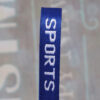 1cm Polyester Jacquard Letter Webbing – “SPORTS” Dense Woven Tape for Garment Necklines & Edge Binding