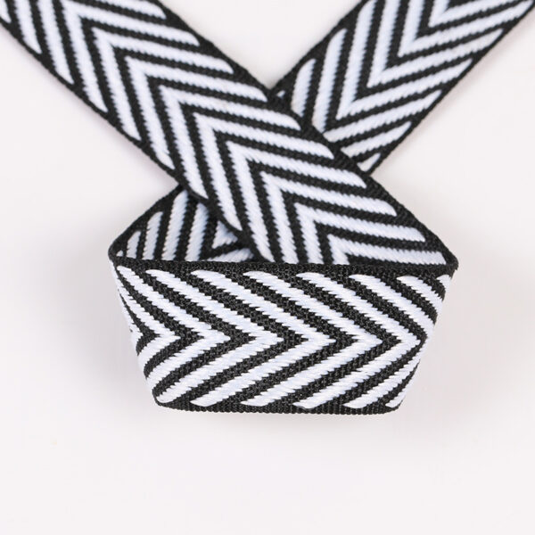 主图-04 New Computer Jacquard Polyester Herringbone Tape – Double-Sided Lettered Webbing for Garment & Shoe Accessories