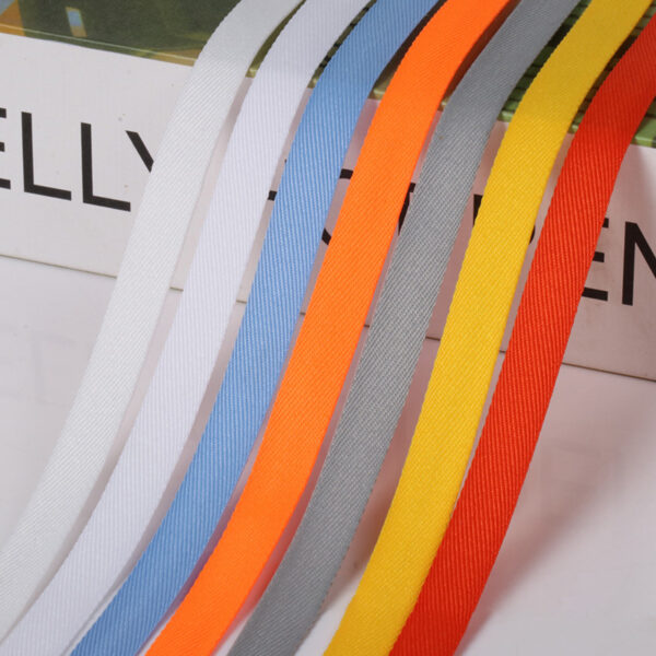 Wholesale Colorful Twill Stripe Polyester Webbing – Garment Side Tape & Binding Trim for Apparel Decoration