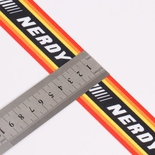 3.5cm Digital Printed Polyester Webbing – Heat Transfer Strap for Garment, Bag & Footwear Accessories