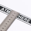 2.5cm Printed Polyester Webbing – ATMOSPHERE Letter Strap for Garment Accessories