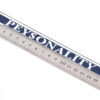 2.5cm 100D High-Density Polyester Printed Webbing – Color-Mixed Tape with “PEYSONALITY” Lettering