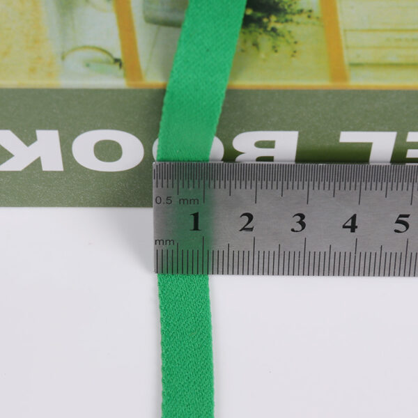 1.0cm Colorful Imitation Nylon Logo Webbing – Dense Weave Edge Tape for T-Shirts, Neckbands & Sweatbands