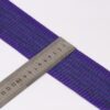 6.5cm Wide Striped Intercolor Chunky Knit Tape – Polyester Warp-Knitted Trim for Sportswear Side Panels