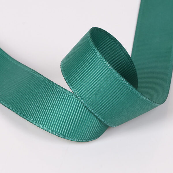 Custom Color Polyester Grosgrain Ribbon – Striped Ribbed Tape for Hair Bows, Garment Trim & DIY Accessories (Factory Stock Available)