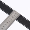 1CM Black Polyester Webbing with White Jump Stitch – Flat Woven Trim for DIY Accessories, Hair Bows & Decorative Crafting