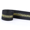 Gold & Silver Metallic Jacquard Webbing – 2.0-2.5cm Twill Polyester Decorative Ribbon for Apparel & Packaging Trim