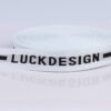 3cm Elastic Polyester Jacquard Logo Webbing – Custom Lettered Side Stripe Tape for Casual Pants