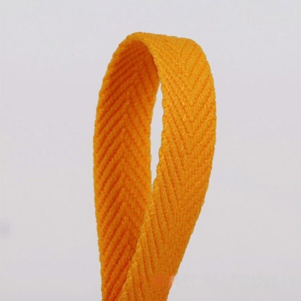 1.0cm Elastic Imitation Nylon Herringbone Webbing – Color Back Neck Binding Tape with Embossed Logo