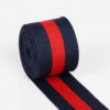 主图-06 Colorful 300D Polyester Woven Stripe Tape – Dense Plain Weave Multi-Color Webbing Trim for Clothing Decoration & Apparel Accessories