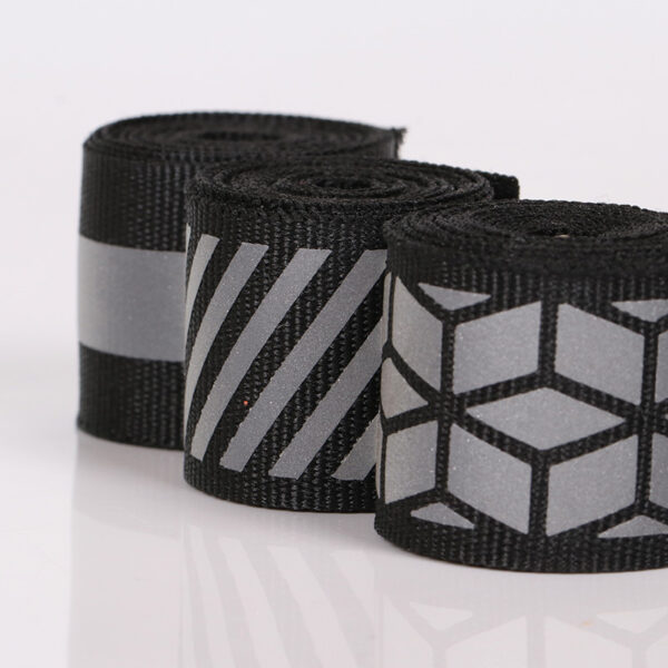 Wholesale Reflective Safety Tape 1–5cm – High-Visibility Polyester Webbing for Uniforms, Traffic Gear & Nighttime Warning Clothing