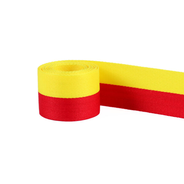 2.5cm Herringbone Webbing Tape – Two-Tone Polyester Fish Thread Trim for Bags, Shoes & DIY Sewing