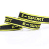 1cm E-SPORT Letter Jacquard Webbing – Stretch Polyester Flat Tape for Neckline Binding & Sportswear Trim