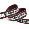 2.5cm “FASHION” Printed Polyester Webbing – High-Density Tape for Garment Trim & Accessories