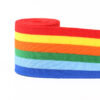 5cm Stretchable Tricolor Knitted Polyester Webbing – Side Stripe Trim for Pants & Sportswear
