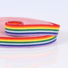 1–6cm Rainbow Stripe Woven Webbing – Colorful Polyester Tape for Apparel Tags, DIY Crafts, Fashion Accessories & Packaging