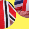详情-03 Red-White-Blue Tricolor Polyester Webbing – 1.0–3.0cm Flat Weave Tape for Bag, Shoe & Garment Trim (300D)