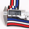 New Color-Mixed Striped Polyester Webbing – 3.2CM Decorative Side Tape for Pants, Garment Trims & Fashion Accessories