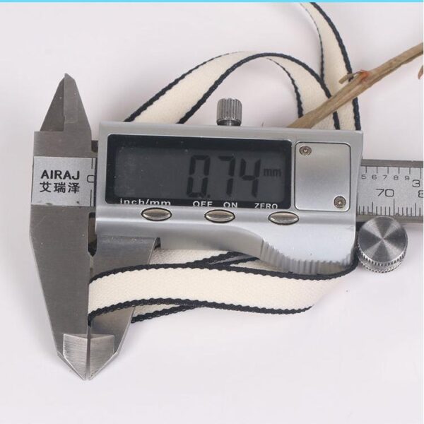 1.0cm Multicolor High-Stretch Polyester Dense Weave Webbing – Garment Neckline Tape & Decorative Trim