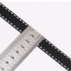 1CM Black Polyester Webbing with White Jump Stitch – Flat Woven Trim for DIY Accessories, Hair Bows & Decorative Crafting