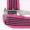 6.5cm Wide Striped Intercolor Chunky Knit Tape – Polyester Warp-Knitted Trim for Sportswear Side Panels