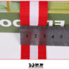 详情-08 Red-White-Blue Tricolor Polyester Webbing – 1.0–3.0cm Flat Weave Tape for Bag, Shoe & Garment Trim (300D)